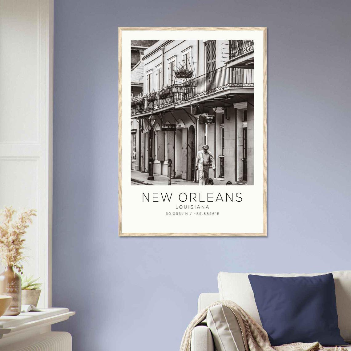 New Orleans Louisiana Photo Travel Poster New Orleans Travel Print Minimalist Travel Print Ds1 - Image 2