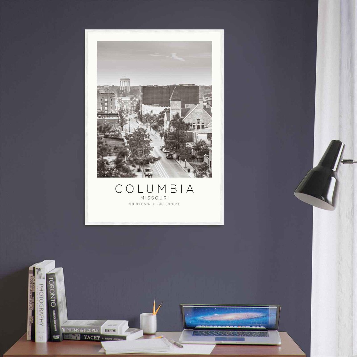 Columbia Missouri Minimalist Travel Poster, Travel Print - Image 3