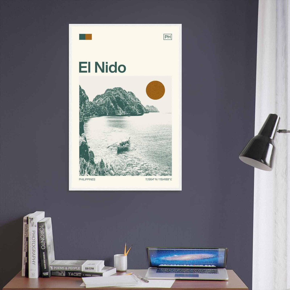 El Nido Philippines Minimalist Travel Poster - Image 3