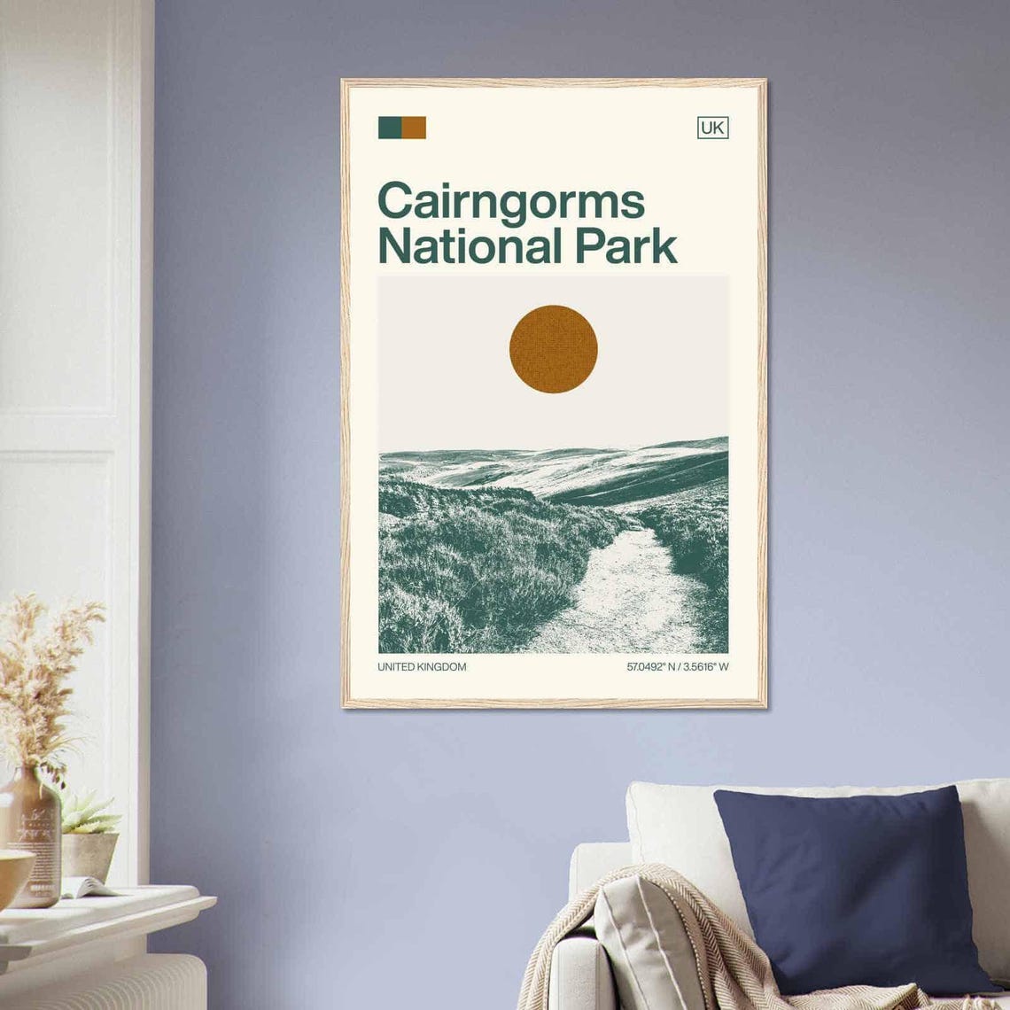 Cairngorms National Park United Kingdom Highland View Poster - Image 2
