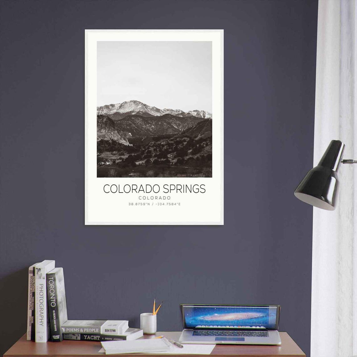 Colorado Springs Colorado Photo Travel Poster Colorado Springs Colorado Travel Print Minimalist Travel Print Ds2 - Image 3