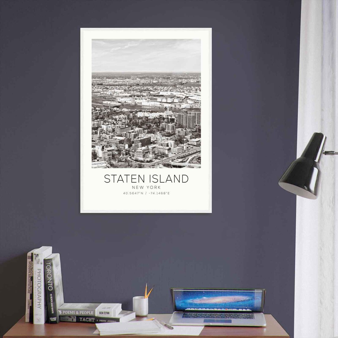 Staten Island New York Minimalist Travel Poster - Image 3
