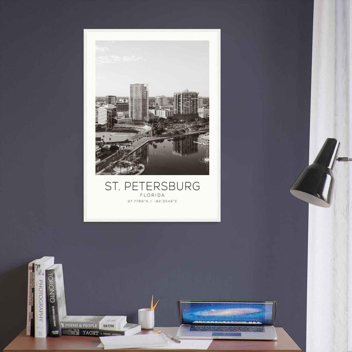 St Petersburg Florida Photo Travel Poster St Petersburg Travel Print Minimalist Travel Print Ds2 - Image 3