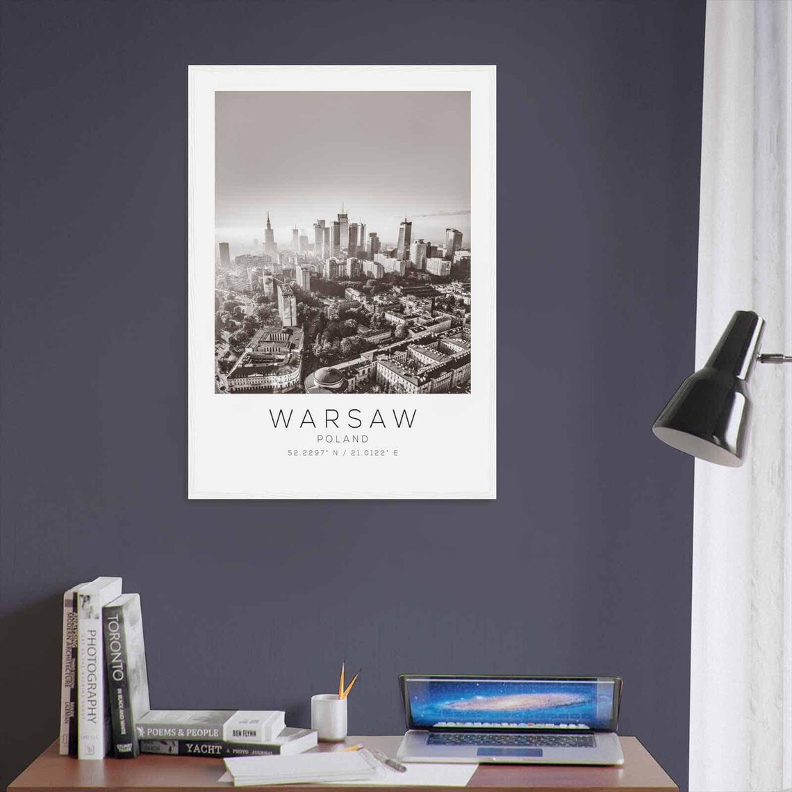Warsaw Poland Travel Photo Poster Bw Warsaw Travel Print Minimalist Travel Poster Print Ds2 - Image 3