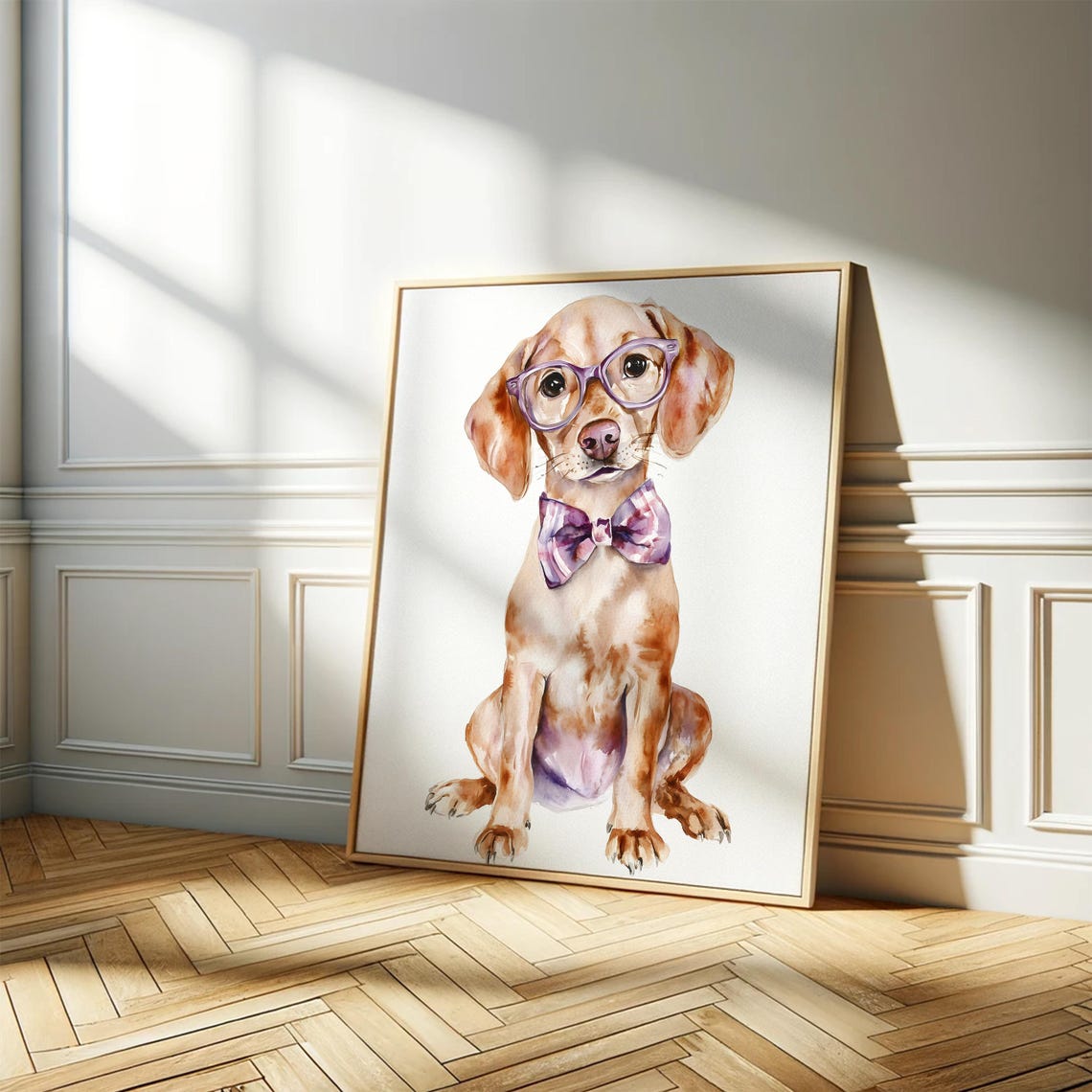 Watercolor Dog Portrait Watercolor Pet Wall Art Dog Painting Dog Wall Art Printables Animal Poster - Image 3