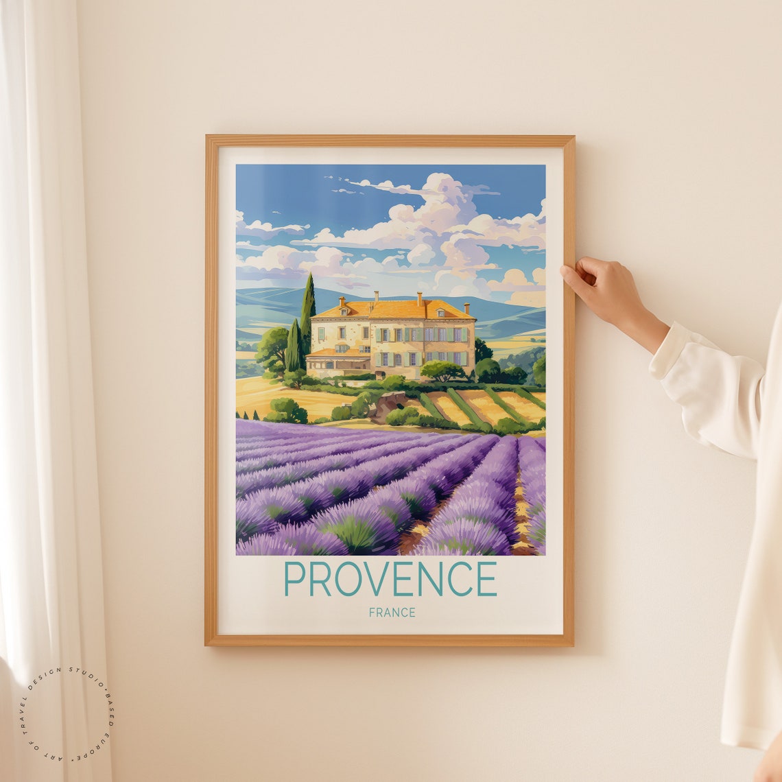Provence Travel Poster Provence France Wall Art France Wall Decor Personalised Gifts Birthday Present Wedding Gifts - Image 2