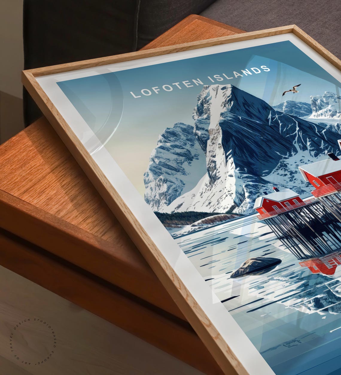 Lofoten Islands Norway Travel Poster, Travel Poster - Image 6