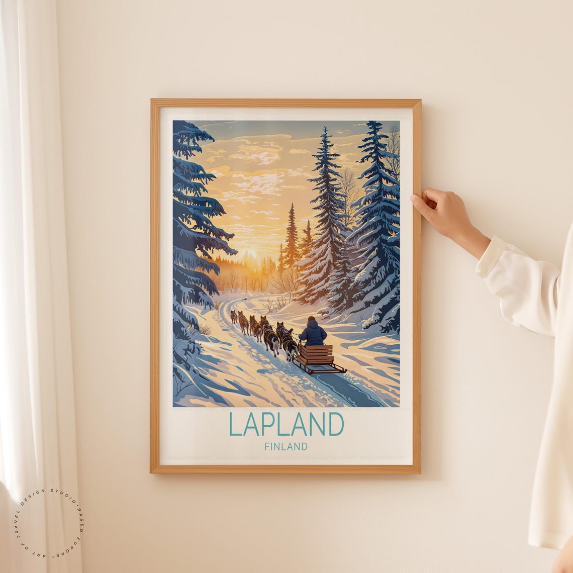 Lapland Travel Poster, Finland Travel Poster - Image 5