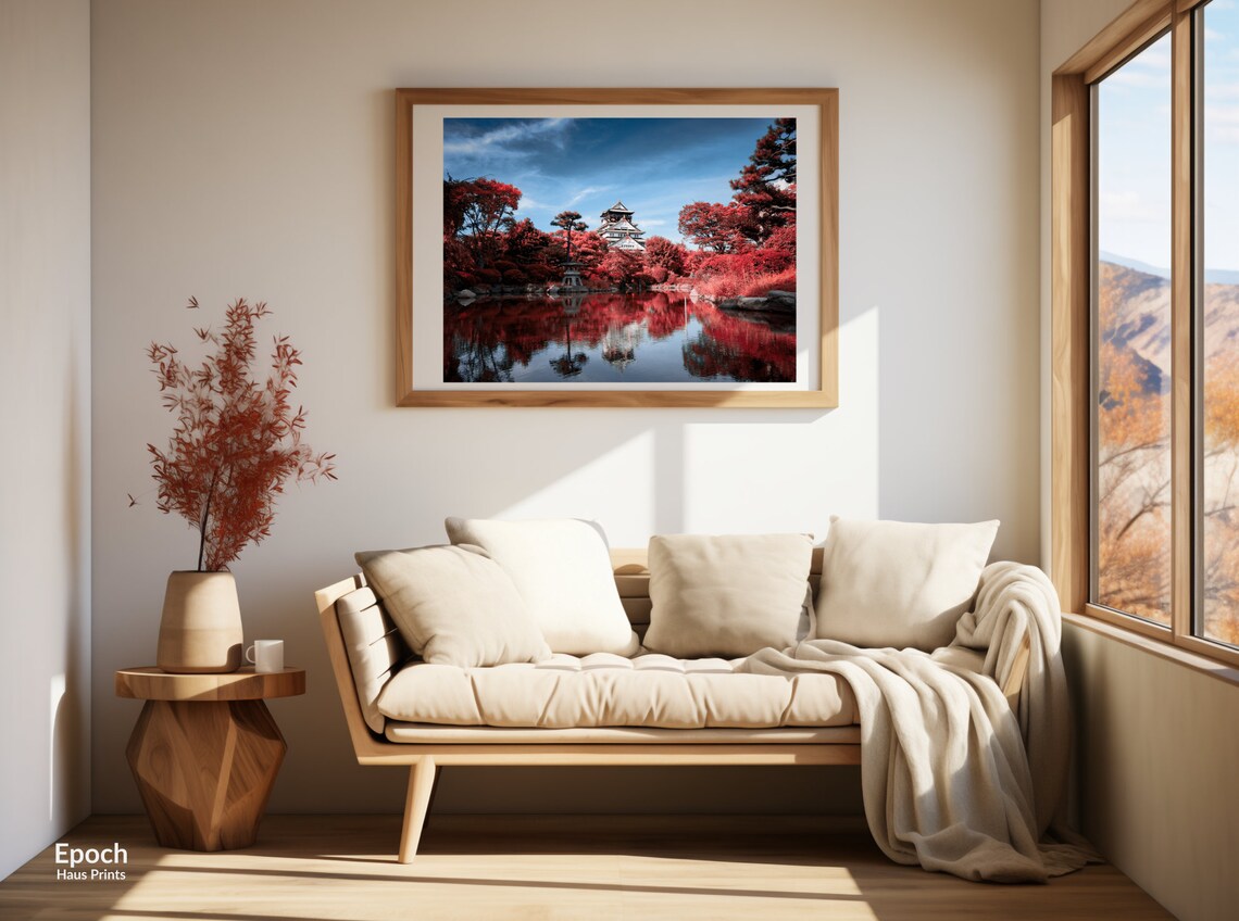 Osaka Castle Photograph Castles Japan Photos Japan Cityscape Photos Urban Photography Art Print For Instant - Image 2