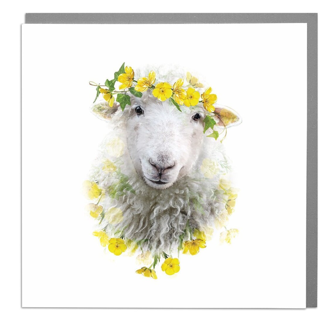 Sheep Art Print, Greeting Card by Lola Design