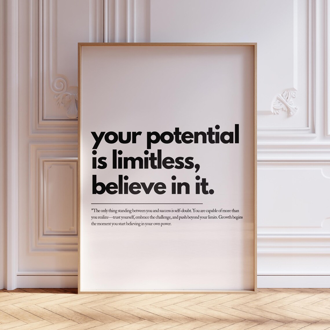 Your Potential Is Limitless Affirmation Art Print