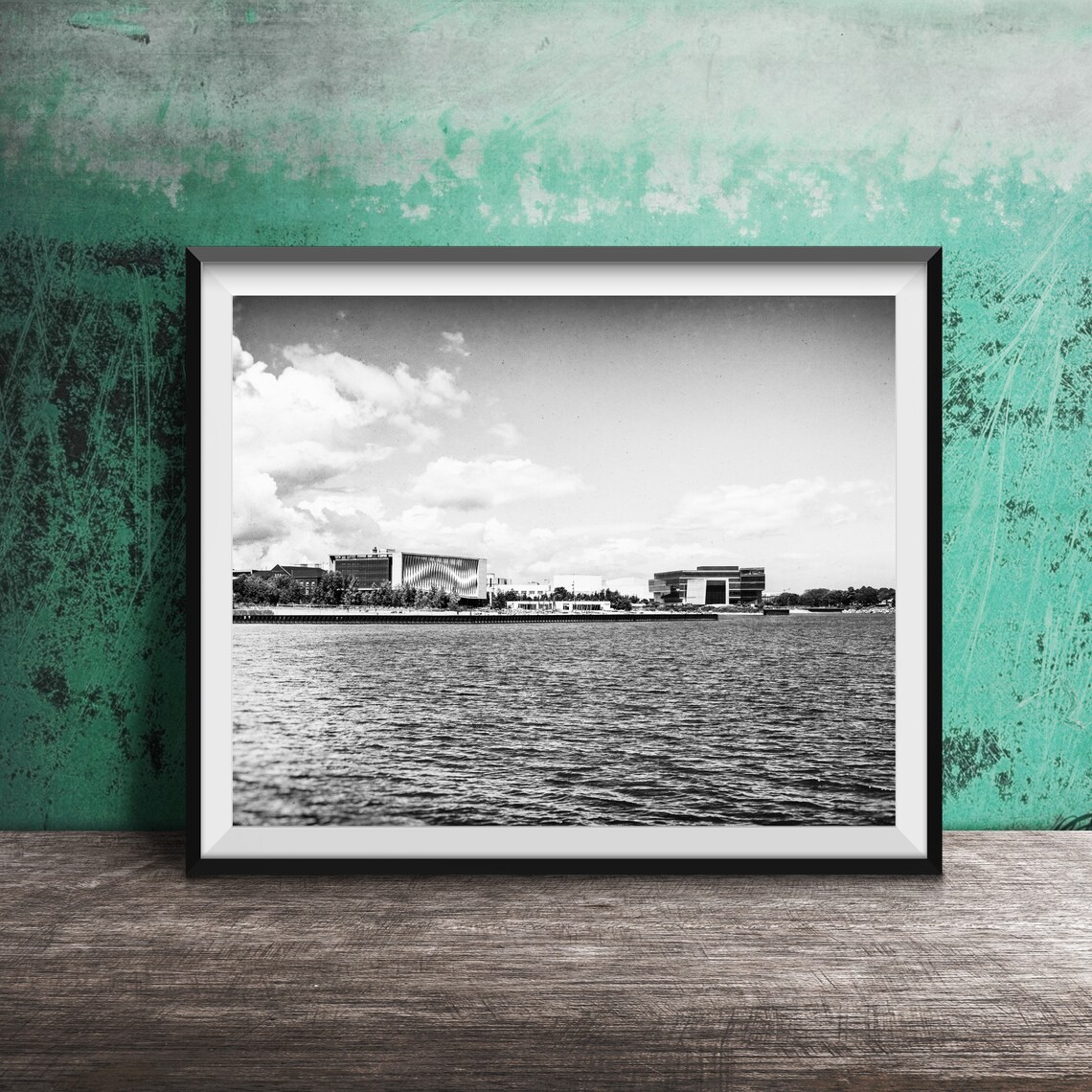 Northwestern University Campus Modern Building On Lake Michigan Poster - Image 2