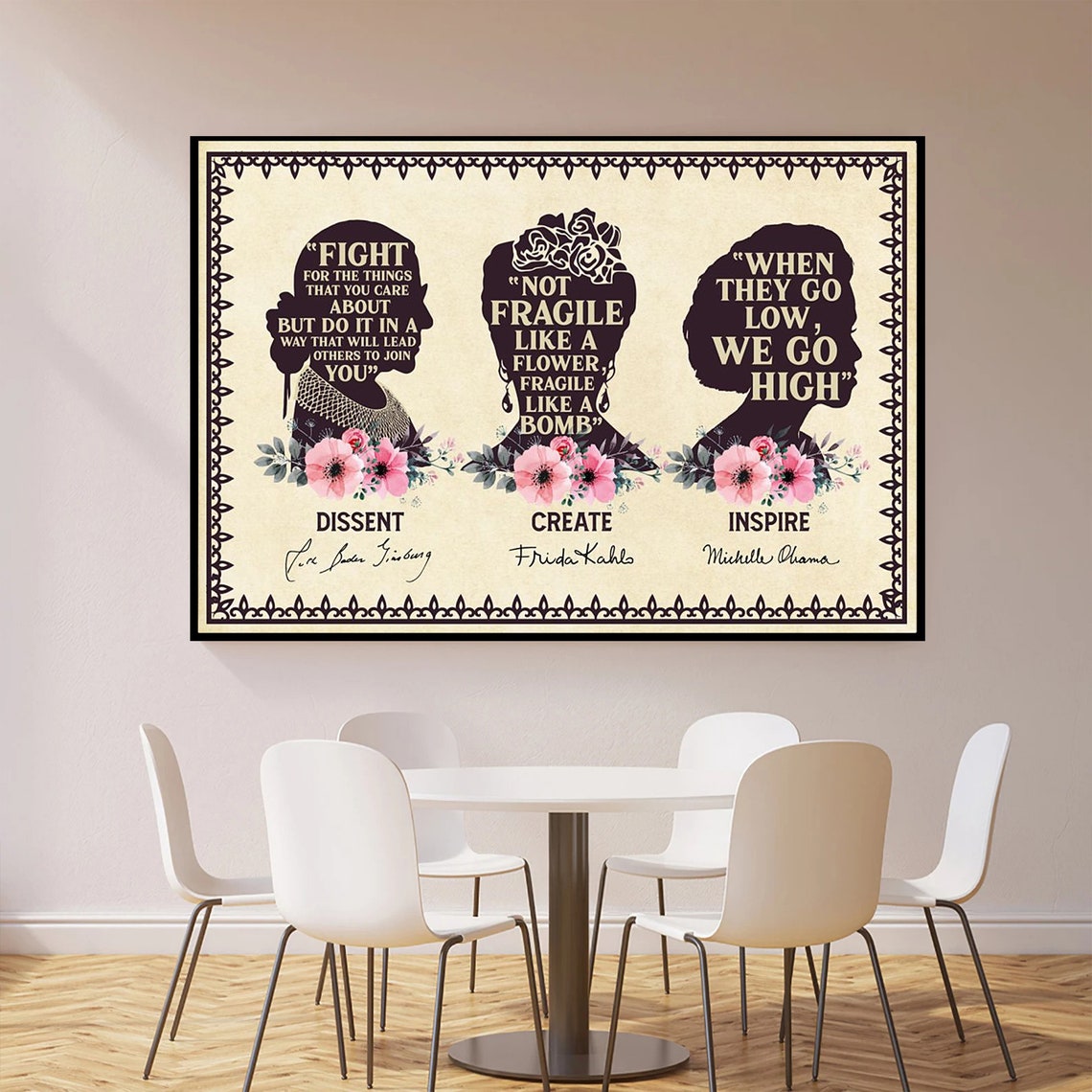 Be Strong Be Brave Letter Women In History Poster Feminist Print Empowering Women Strong Women Vintage Women Speak Womens Rights - Image 4