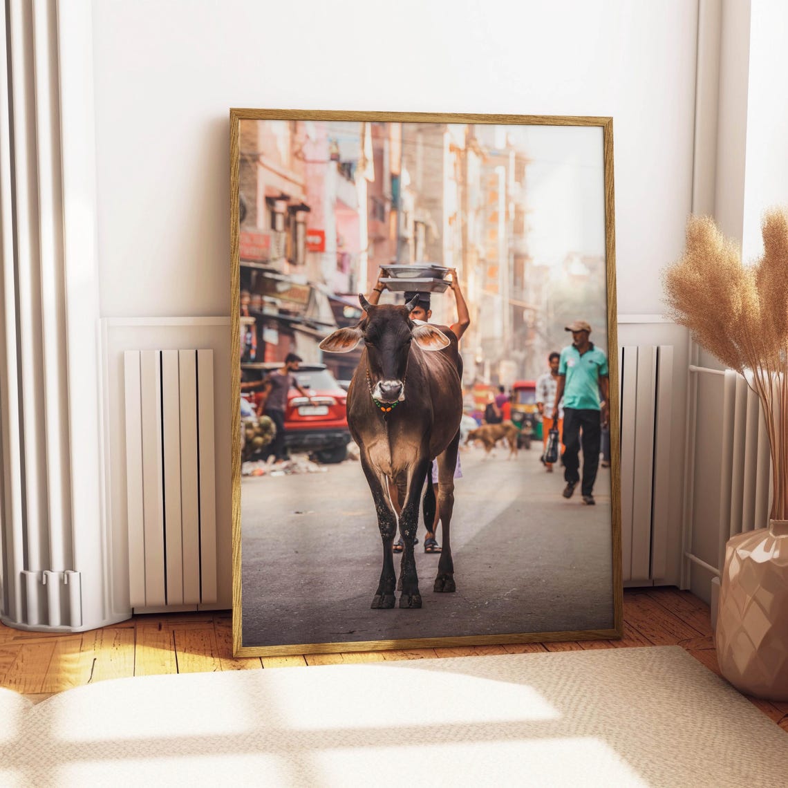 India Street Print Vibrant Photography Of Daily Life Urban Street Art For Bohemian Eclectic Or Rustic Home Decor India Wall Art - Image 4
