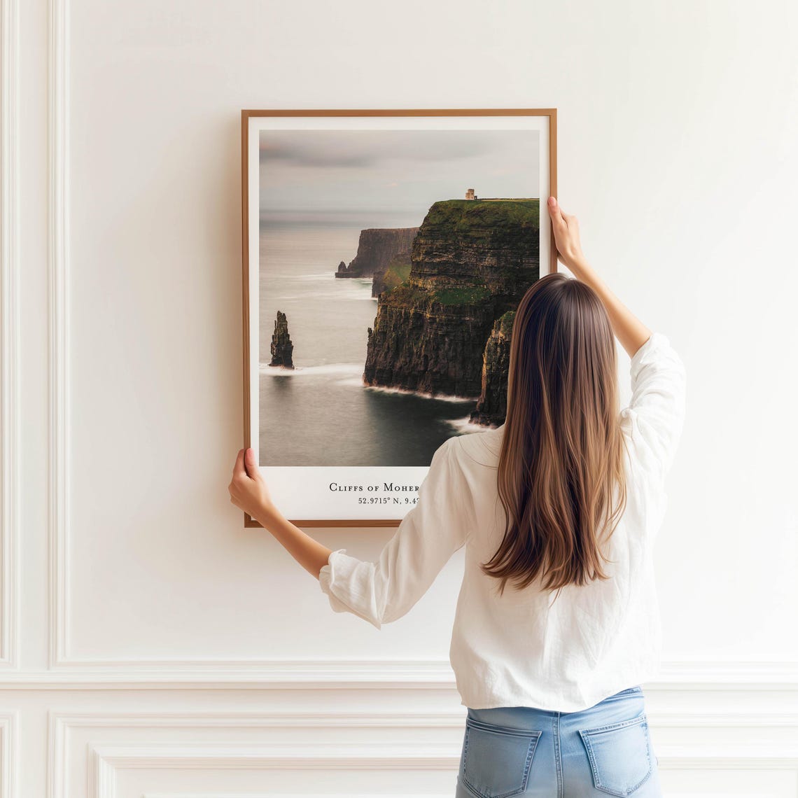 Cliffs of Moher Atlantic Ireland Sea Stack Ocean Waves Poster - Image 4