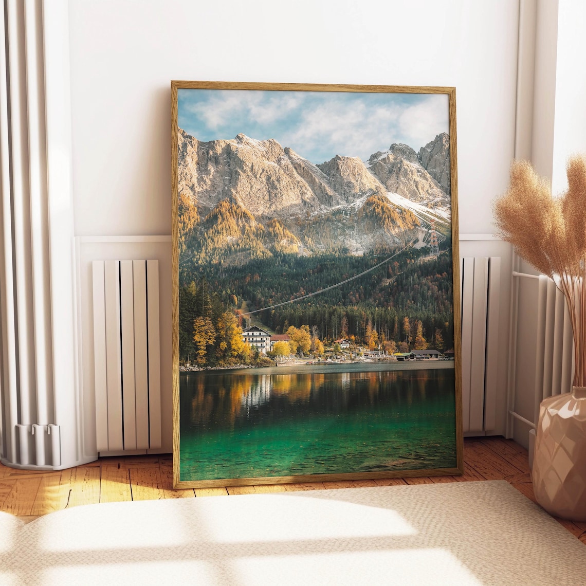 Lake Eibsee German Alps Bavaria Travel Poster - Image 4
