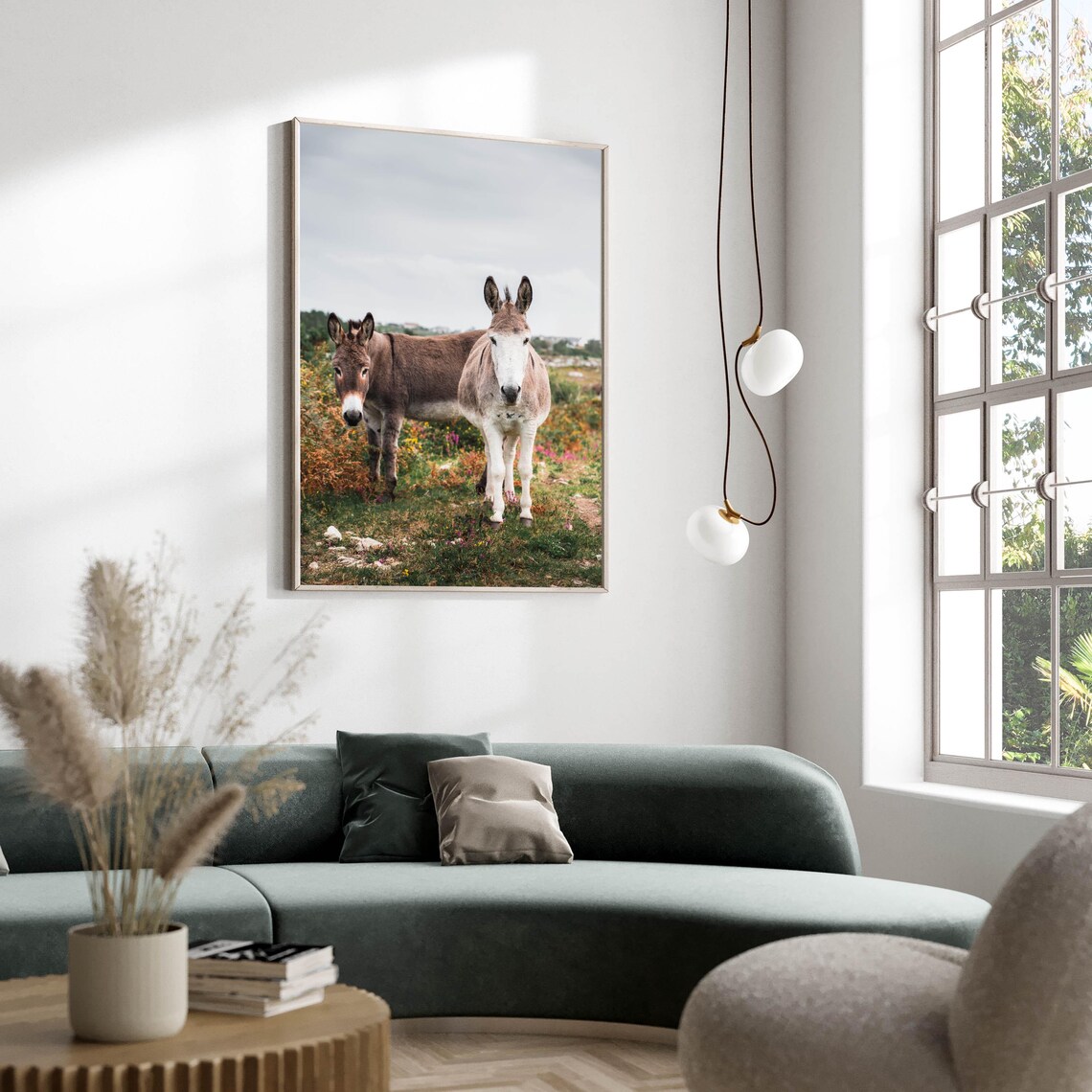 Donkeys In Connemara, Irish Countryside Art Print - Image 2