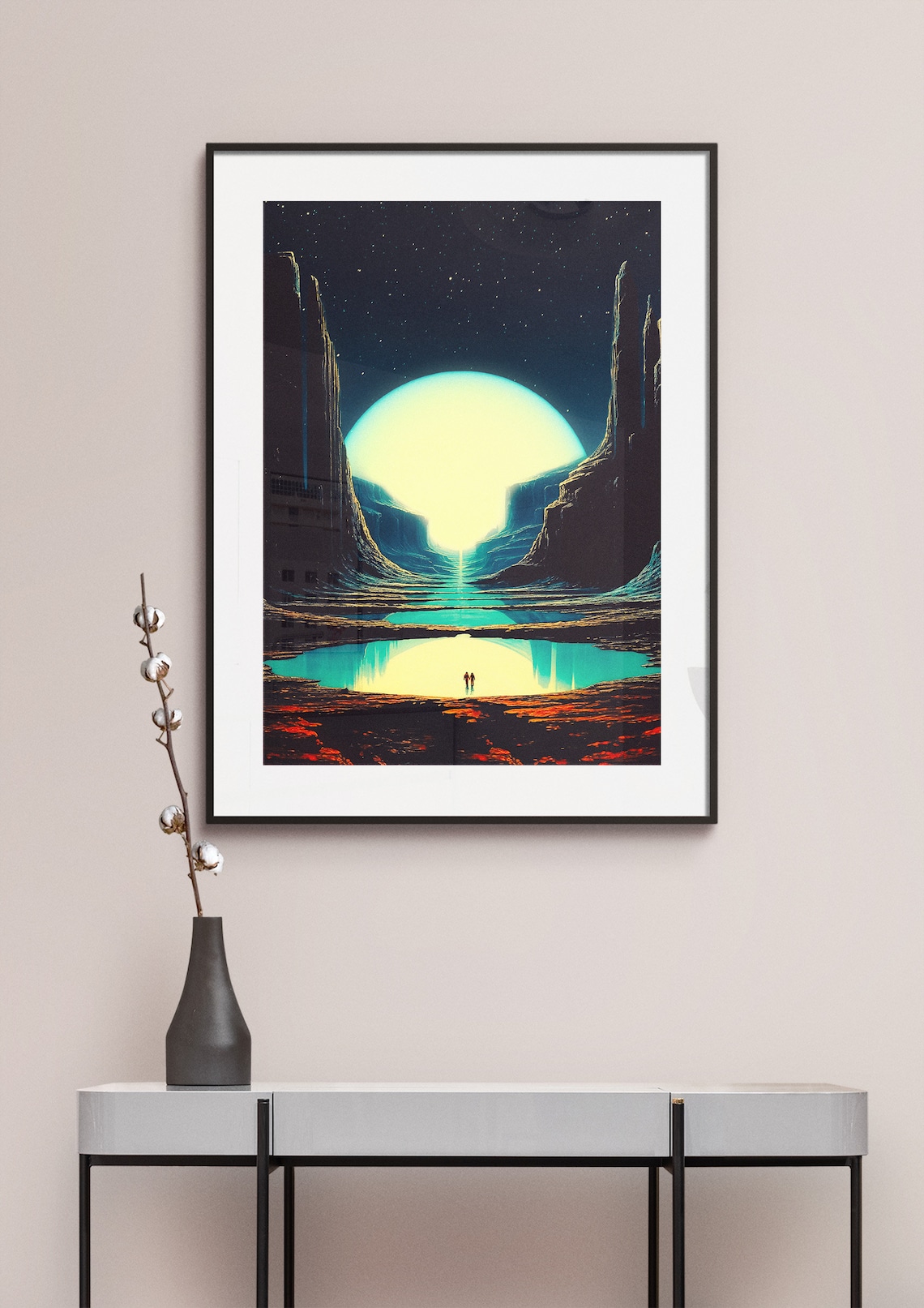 Never Lost With You Sci-Fi Poster, Retro Futurism - Image 2