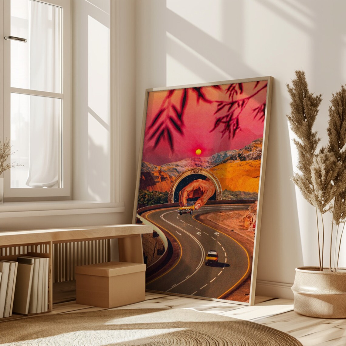 Play Time Trippy Psychedelic Road Trip Poster - Image 2