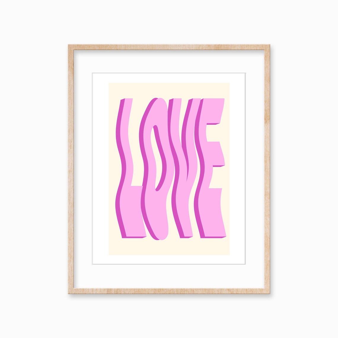 Maximalist Abstract Art Print, Contemporary Style