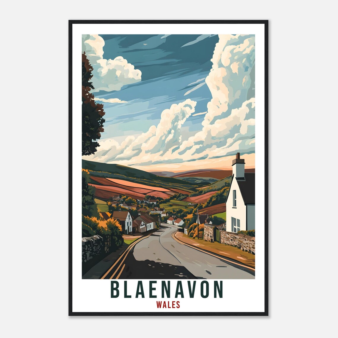 Blaenavon Travel Poster, Wales Home Decor - Image 4