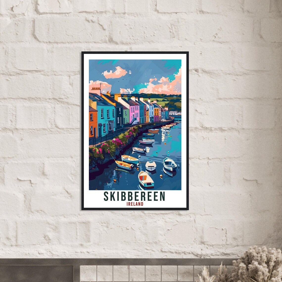 Skibbereen Travel Print Ireland Wall Art Wall Hanging Home Living Dcor Skibbereen Gift Art Lovers Irish Artwork Gift Ireland Travel Poster - Image 2