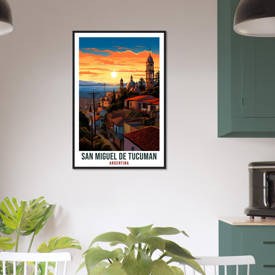 San Miguel De Tucuman Travel Print Wall Art Tucuman Argentina City Landscape Artwork Tucuman Art Gifts Tucuman Travel Poster Argentinian Art - Image 4