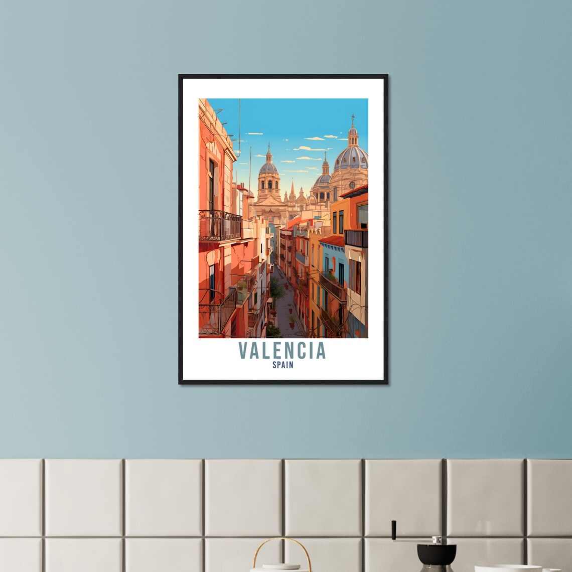 Valencia Vintage Spain Travel Poster Art Print - Image 2