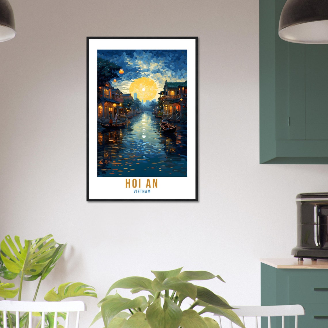 Hoi An Vietnam Travel Print Wall Art Hoi An Wall Hanging Home Dcor Hoi An Gift Art Lovers Vietnam Art Lover Gift Print Hoi An Vietnam Print - Image 4