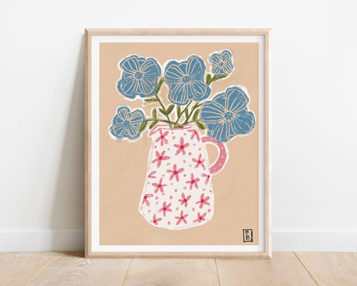 Still Life No 21 Botanical Floral Art Print