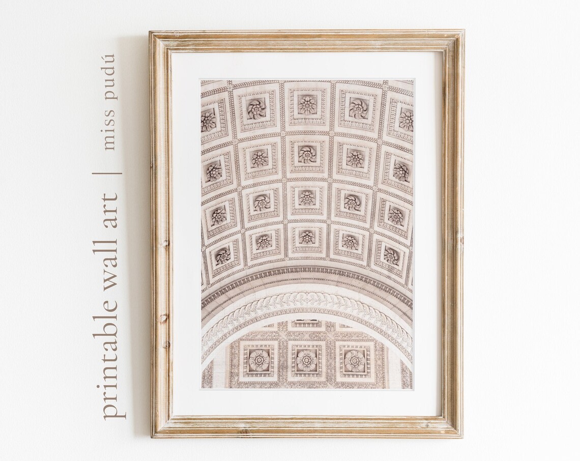 Arc De Triomphe Paris Architecture Art Print