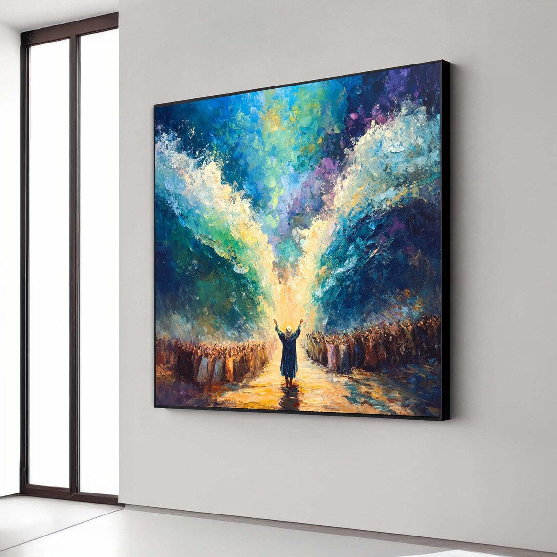 Moses Parting the Red Sea Religious Art Print