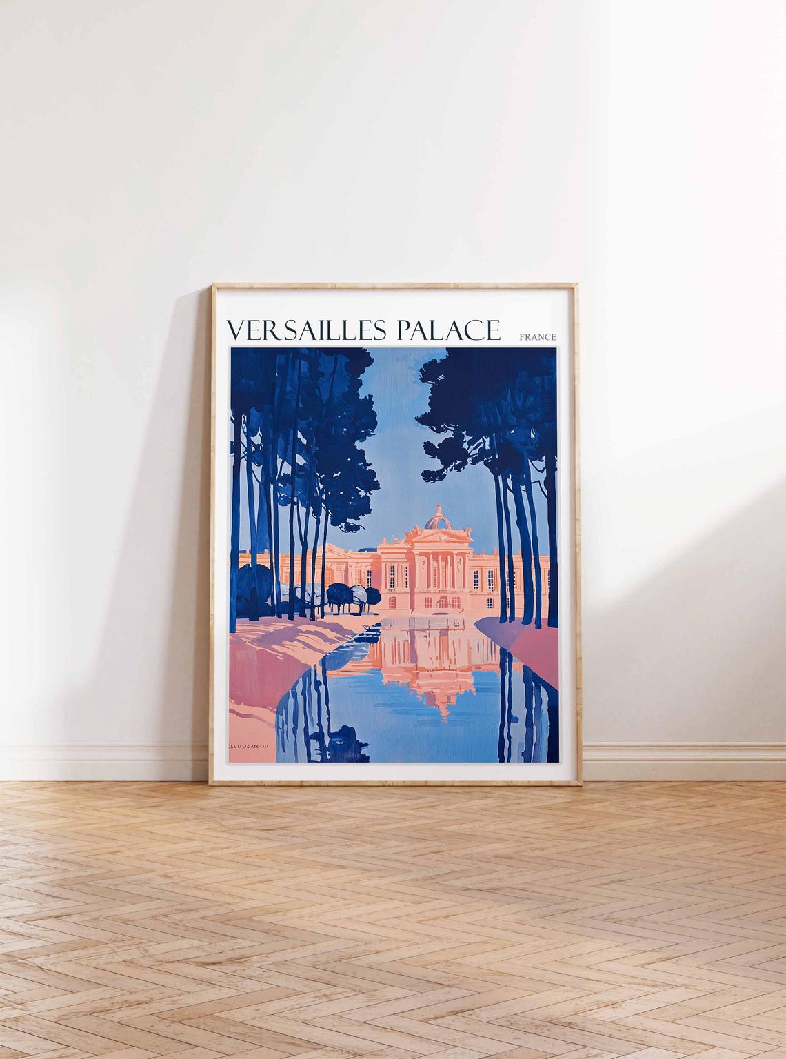 Versailles Palace Poster Versailles Palace Travel Print French Decor Europe Travel Poster European Wall Art France Travel Poster - Image 2