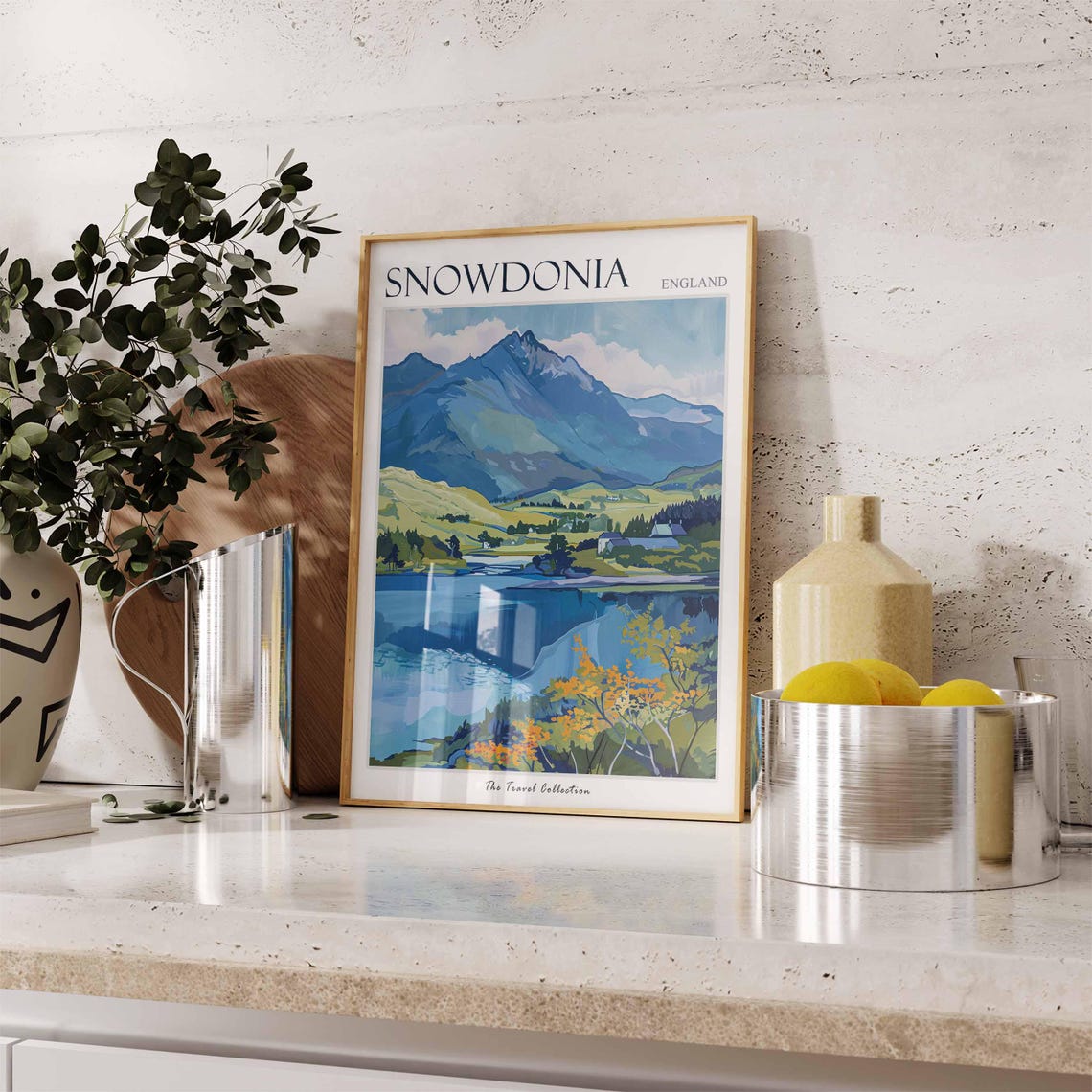 Snowdonia Poster Wales Poster Mountain Poster Uk Travel Poster Uk National Park Wales Gift Snowdonia Print Snowdonia Travel Gift - Image 3