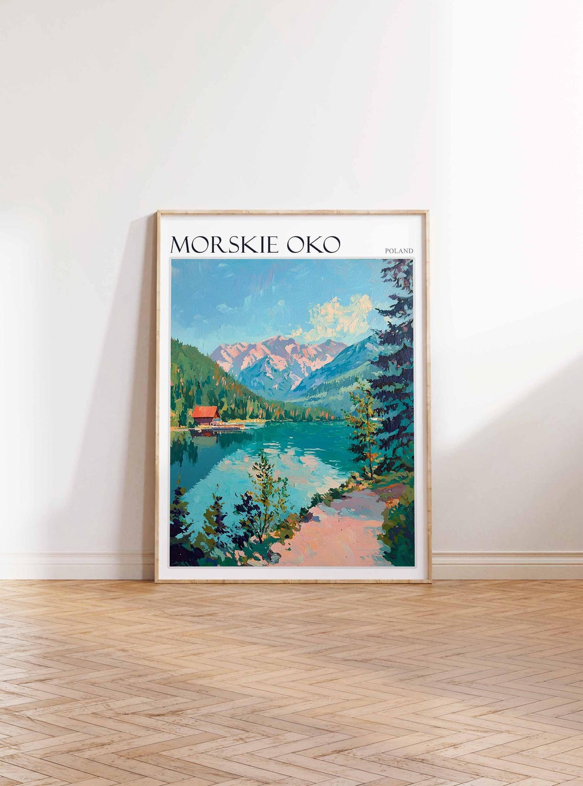 Morskie Oko Poster Morskie Oko Travel Print Poland Wall Art Poland Travel Print European Decor City Print Poland Gift - Image 4