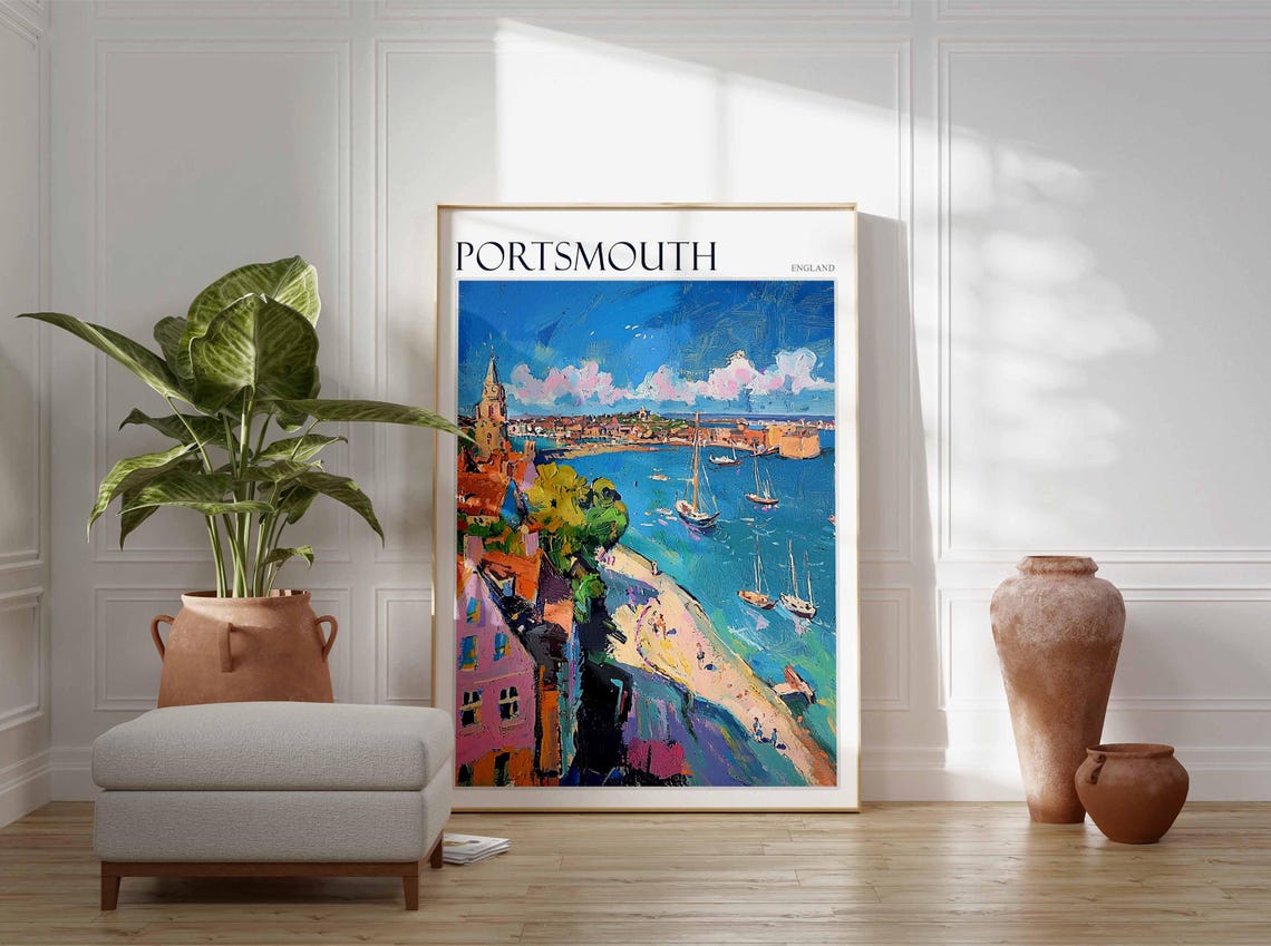 Portree Poster Scotland Poster Scottish Highlands Poster Isle Of Skye Poster Scottish Decor Portree Wall Decor Portree Travel Art - Image 4