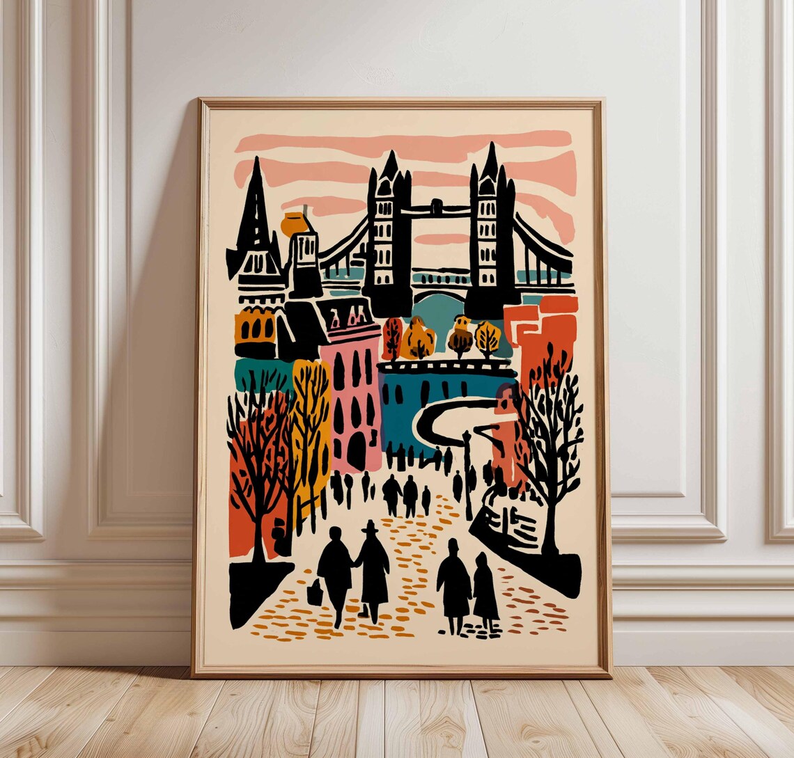 Windsor Castle Travel Poster, British Royal Architecture