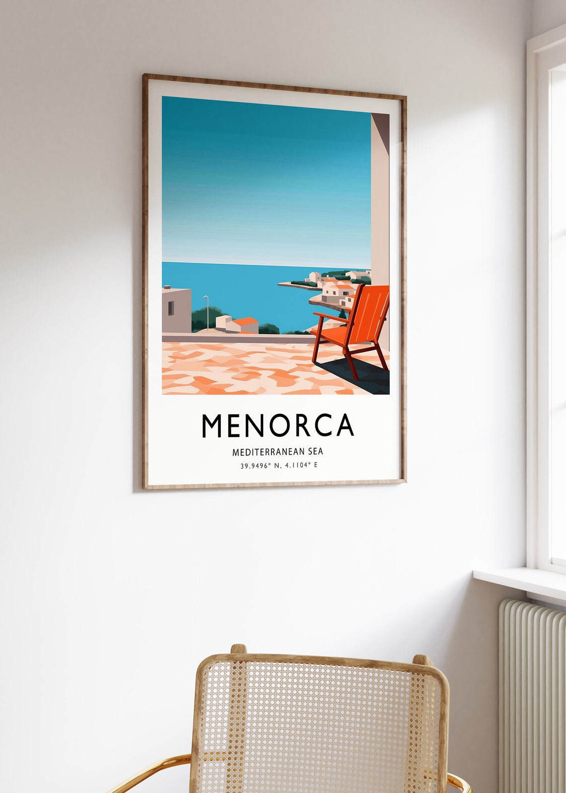 Menorca Travel Print Spain Travel Poster Spanish Travel Print Travel Art Travel Poster Colourful Travel Print Travel Art - Image 3