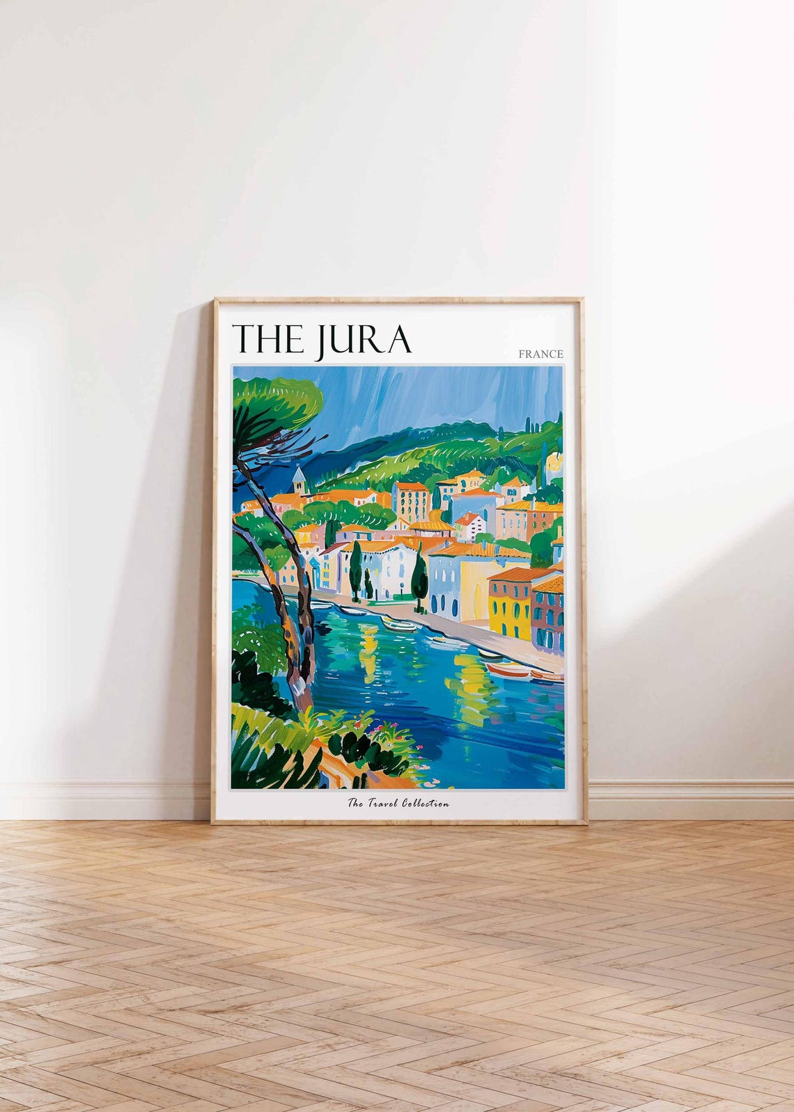 The Jura Poster France Travel Print French Decor Europe Travel Poster European Wall Art Mountain Print The Jura Travel Poster - Image 2