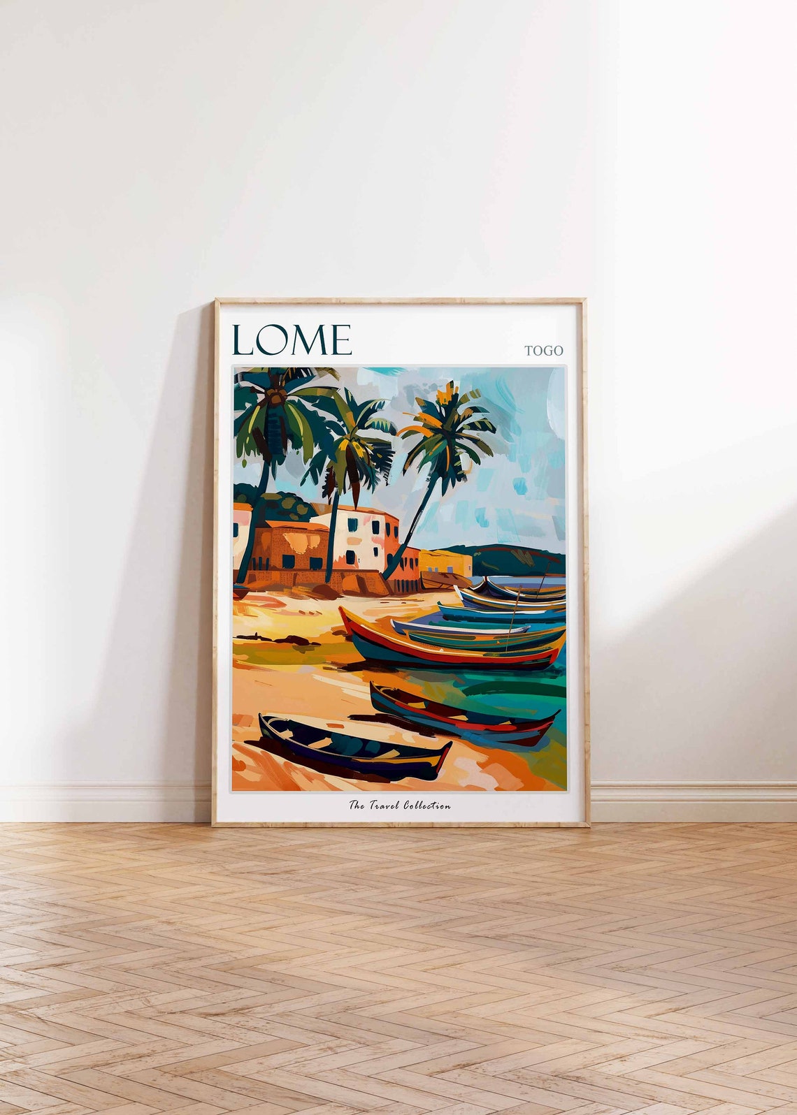 Lome Poster Lome Travel Print Togo Travel Poster African Decor Togo Art Lome Gift African Gift Togo Travel Poster - Image 2