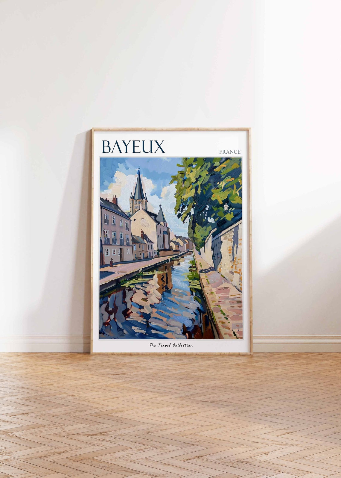 Bayeux Poster France Travel Print French Decor Europe Travel Poster Annecy Wall Art European Decor Bayeux Gift Bayeux Travel Poster - Image 2
