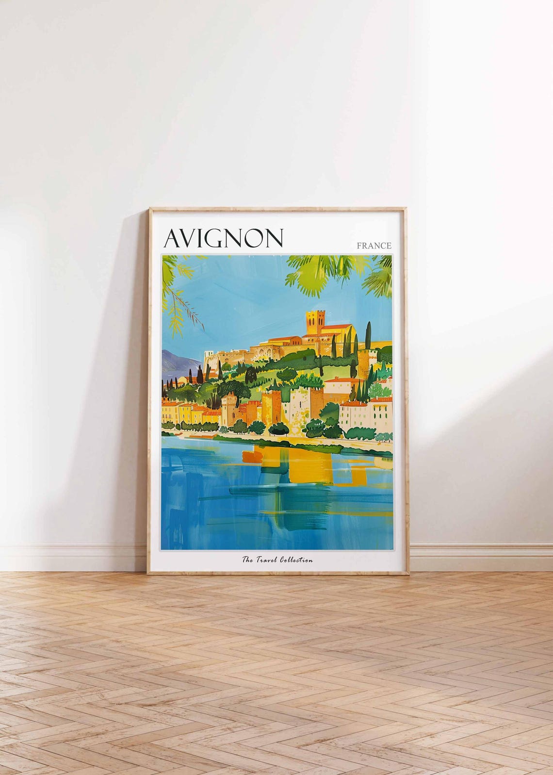 Avignon Poster France Travel Print French Decor Europe Travel Poster European Wall Art Avignon Gift Avignon Travel Poster - Image 2