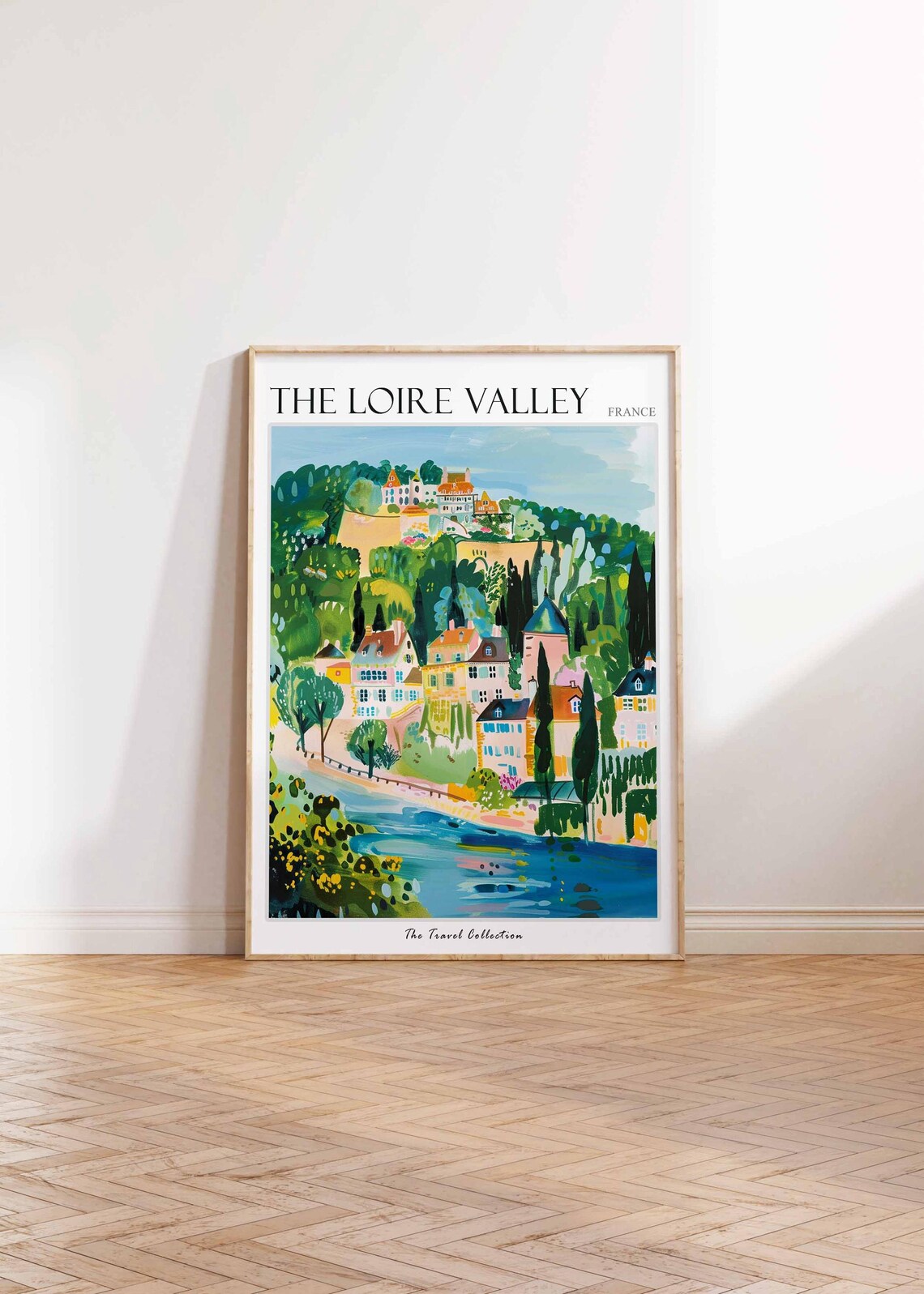 Loire Valley France Travel Poster, European Wall Art - Image 2
