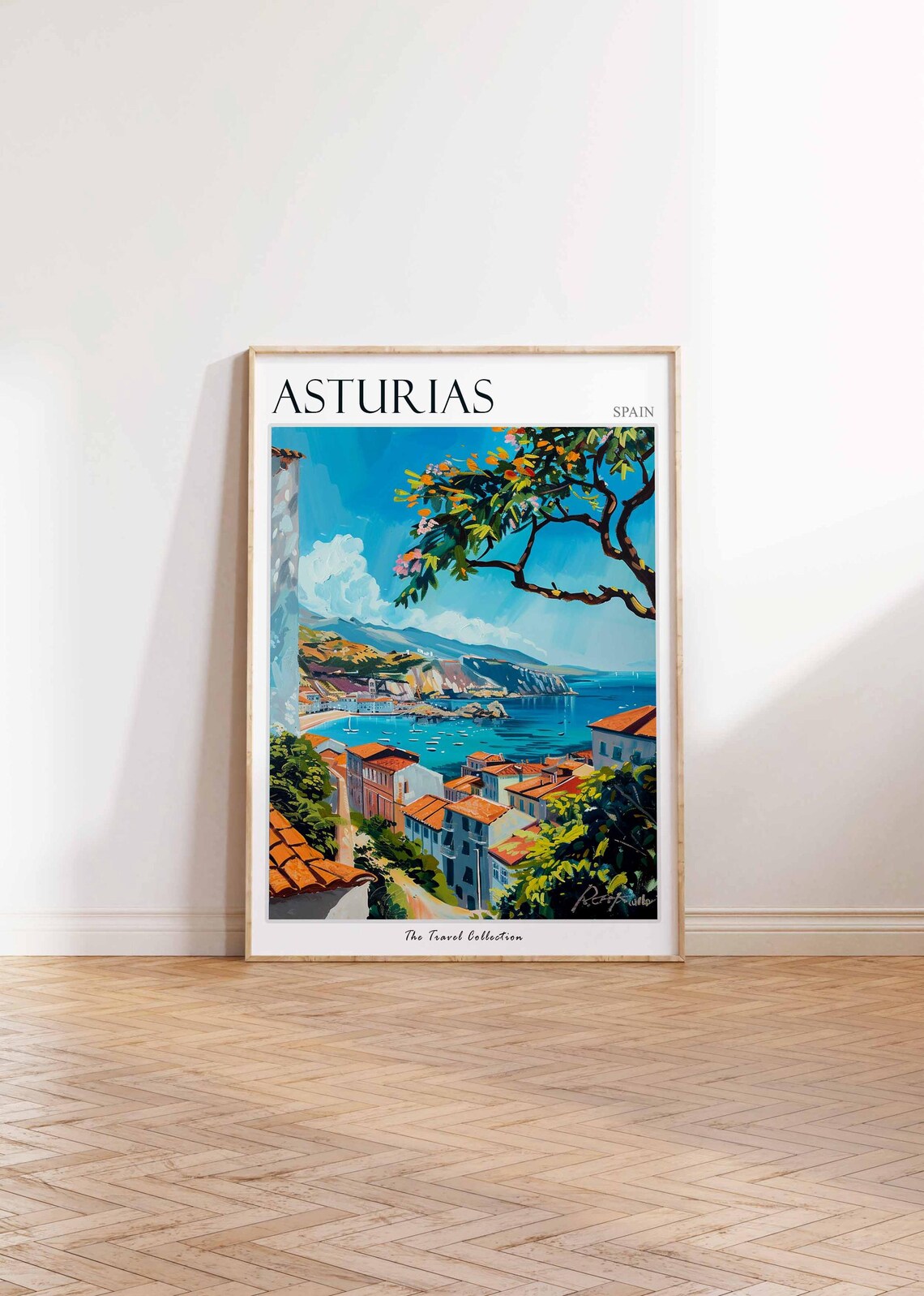 Asturias Travel Poster, Spanish Decor Wall Art - Image 2