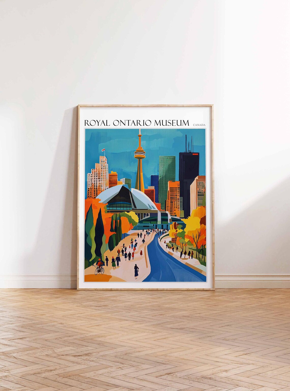 Royal Ontario Museum Poster Royal Ontario Museum Art Canadian Travel Print Canada Travel Art Botanical Decor Floral Art Canada Gift - Image 2