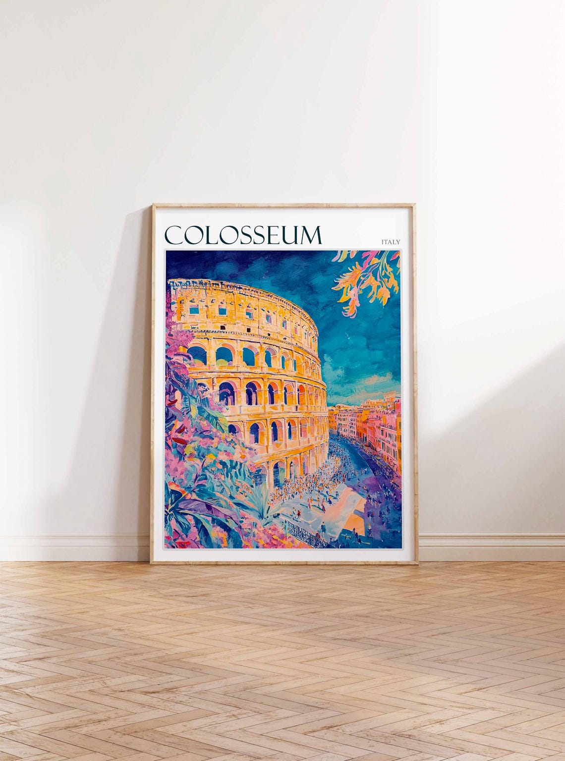 Colosseum Poster Colosseum Travel Print Italy Wall Art Italian Travel Print Italian Decor Italian Gift Colosseum Wall Art - Image 3