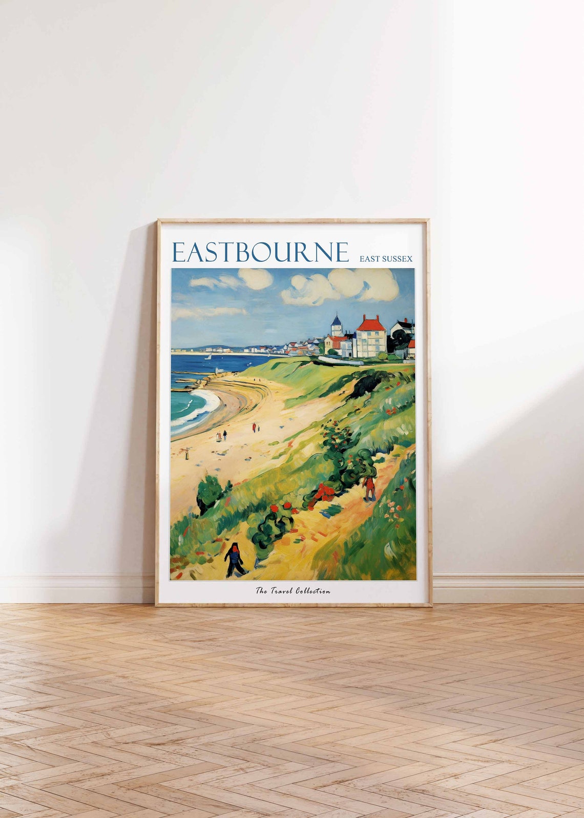 Eastbourne Poster Eastbourne Travel Print East Sussex Travel Poster British Decor Tropical Decor Sea Print Eastbourne Gift - Image 2