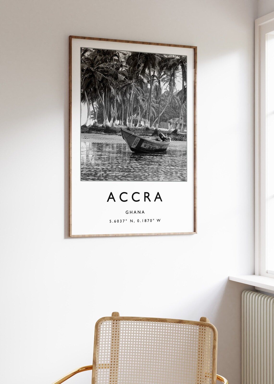 Accra Travel Poster, Ghana Travel Art Print - Image 3