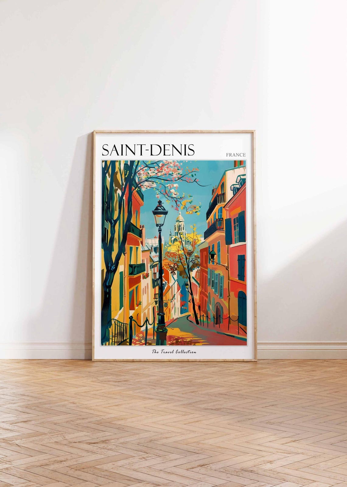 Saint Denis Poster France Travel Print French Decor Europe Travel Poster European Wall Art Saint Denis Gift Saint Denis Travel Poster - Image 2