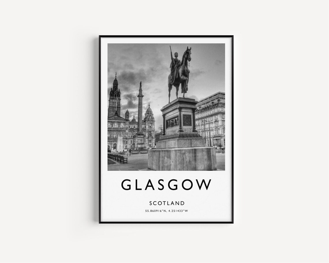 Glasgow Travel Poster, Scotland Travel Art Print - Image 2